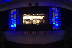 2 Projected Screens + 1 Customized LED Wall + Audio